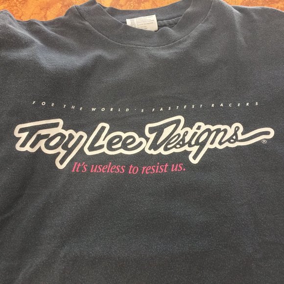 Troy Lee Design Dog T-Shirt 1990's - Picture 2 of 6